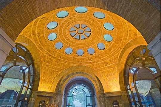 The ceiling of the Elephant House of the Bronx Zoo. &copy; Michael Freeman. Courtesy of the Museum of the City of New York