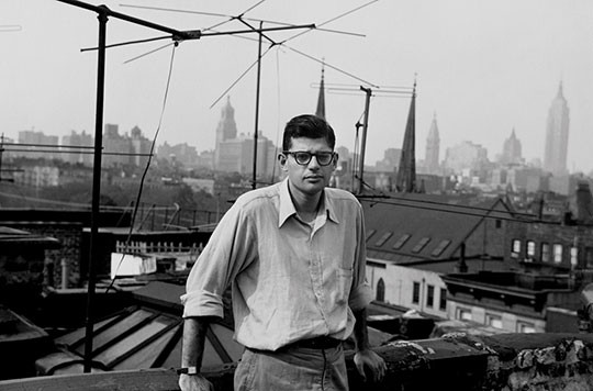 William S. Burroughs' photo of Allen Ginsberg in the Village, 1953