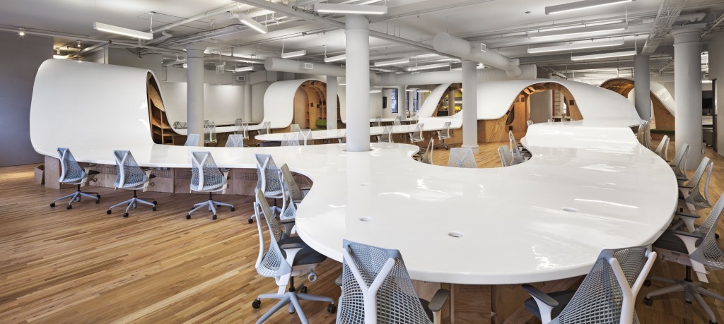 The Barbarian Group's "superdesk." Image: Michael Moran