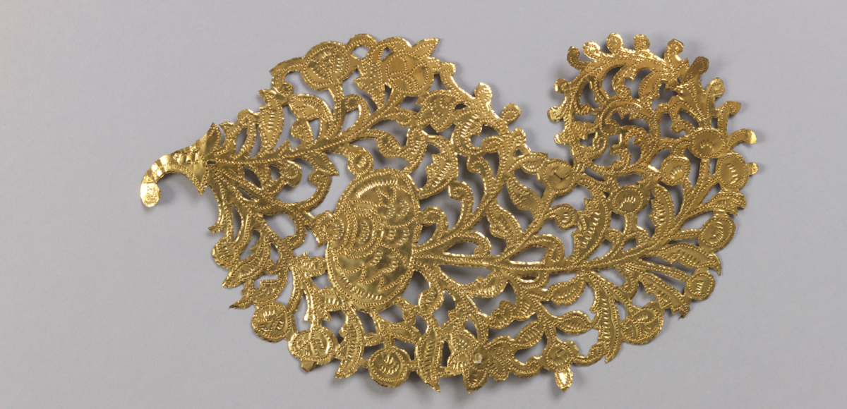 Cut-out Decorative Foil, 1881&ndash;1912; Designed by Lockwood de Forest (American, 1850&ndash;1932); Cut, punched and perforated sheet brass; Gift of Sullivan Goss-An American Gallery, 2014-42-1; Photo: Matt Flynn &copy; Smithsonian Institution