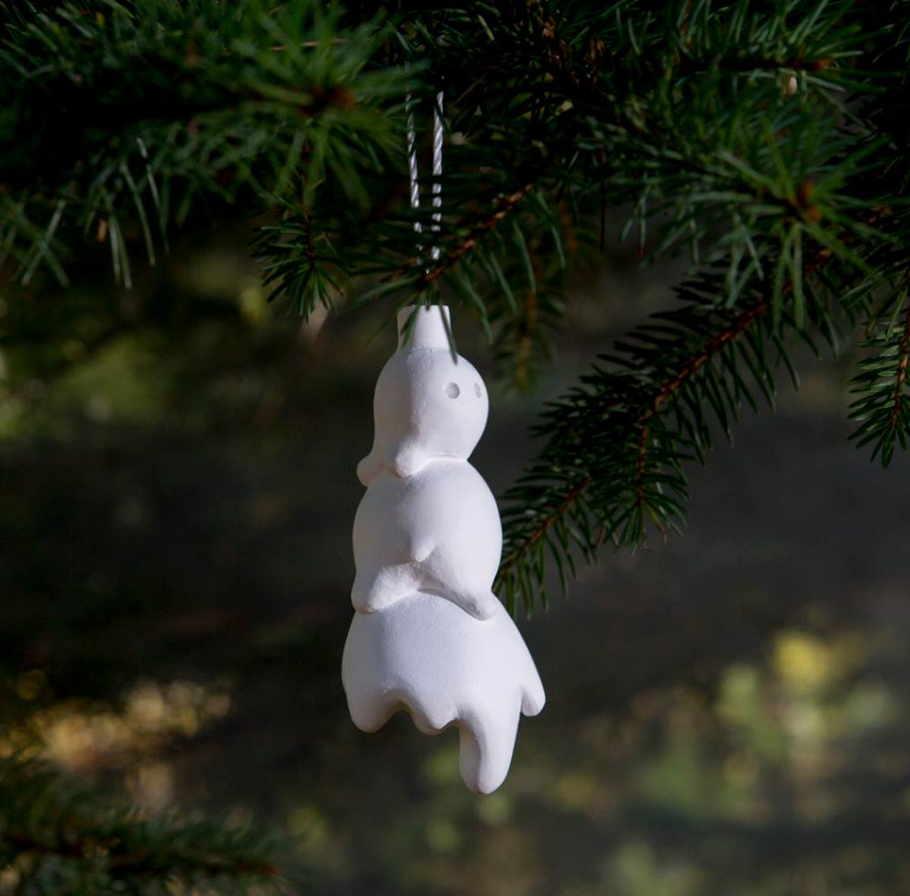 melting snowman ornament