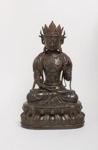 ROBERT BIGLER Asia Week Seated Bodhisattva Chinese Yuan dark k patinated copper alloy first half 14c csusan@susanpr 28